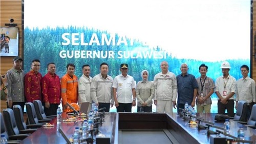 印尼中苏拉威西省省长安瓦尔·哈菲德考察中伟北莫罗瓦利产业基地 印尼中苏拉威西省省长安瓦尔·哈菲德考察中伟北莫罗瓦利产业基地